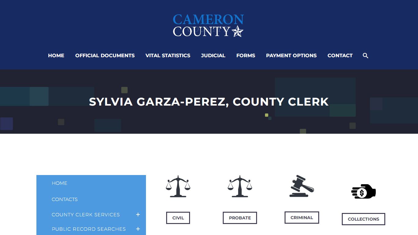 Sylvia Garza-Perez, County Clerk - Cameron County